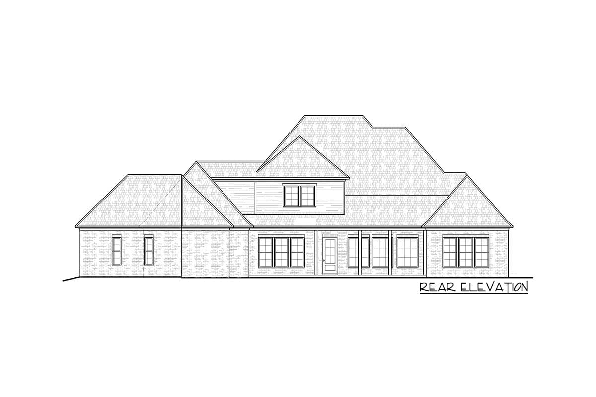 Plan 510098WDY: Spacious 4-Bed House Plan with Main-level Master  - Image #6 - Acadian, Louisiana-Style, Southern, Traditional