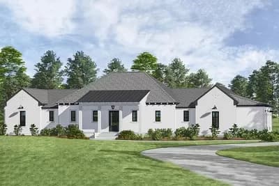 Superb One-level House Plan with Large Covered Porch
