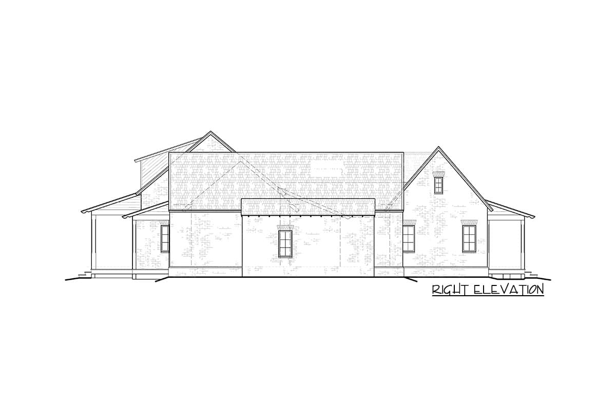 Plan 510105WDY: Modern Country Farmhouse Plan with Master Lounge - Image #4 - Country, Farmhouse, Modern Farmhouse, Southern