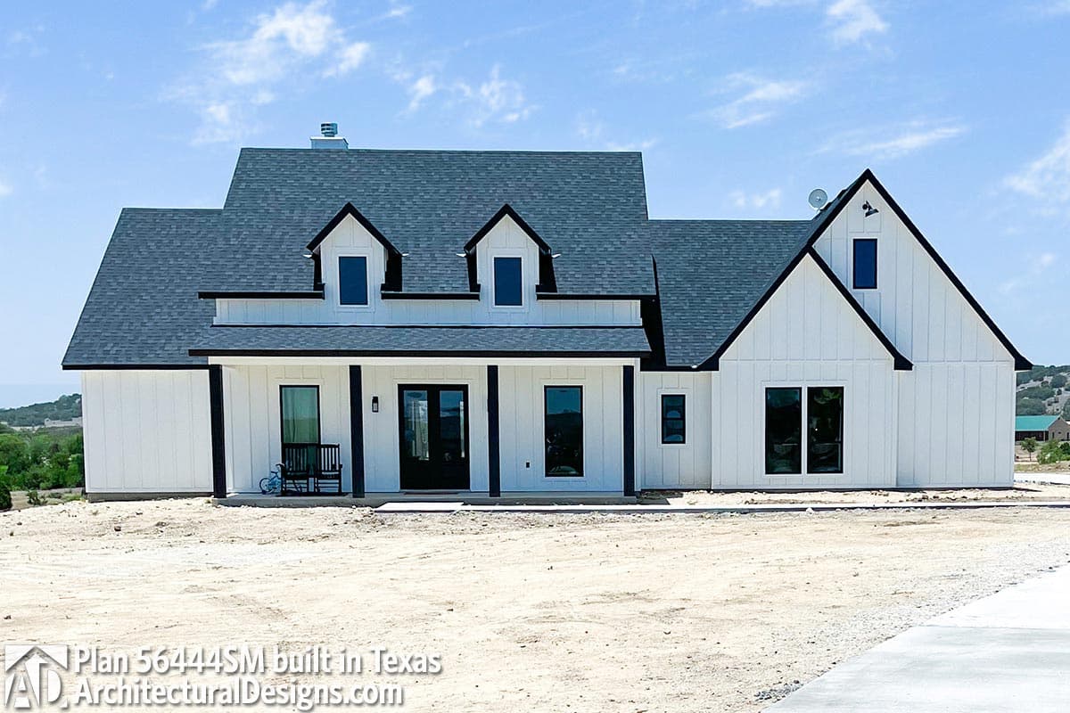 build gallery item - House Plan 56444SM comes to life in Texas! Again!!