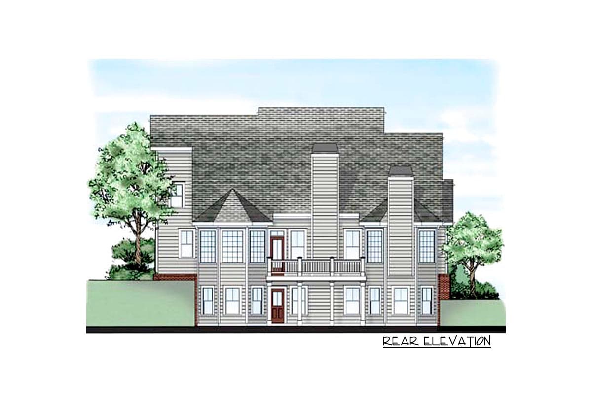 Plan 710241BTZ: Triple Dormered Craftsman Home Plan with Tapered Columns - Image #8 - Country, Craftsman, New American, Traditional