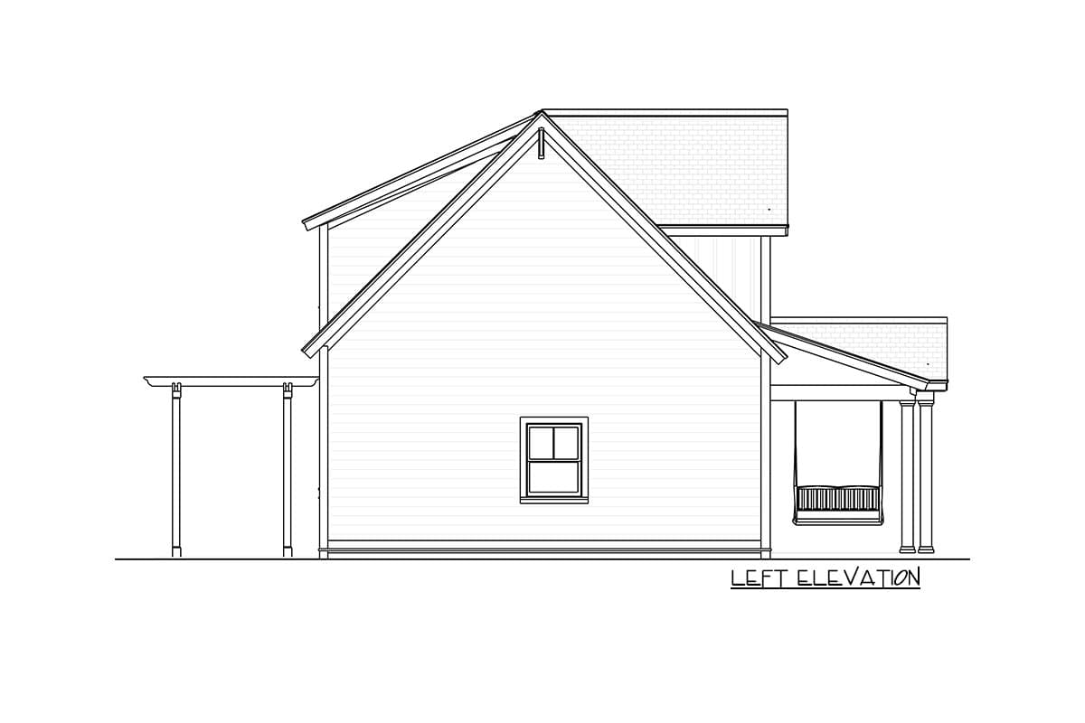 Plan 765014TWN: Cozy 2-Bed Cottage Plan with Second-Level Bedrooms - Image #8 - Cottage, Country