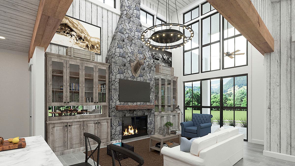 Plan 85316MS: Modern Farmhouse Plan with Great Views To The Back - Image #7 - Barndominium, Country, Farmhouse, Modern Farmhouse, Mountain, New American, Rustic