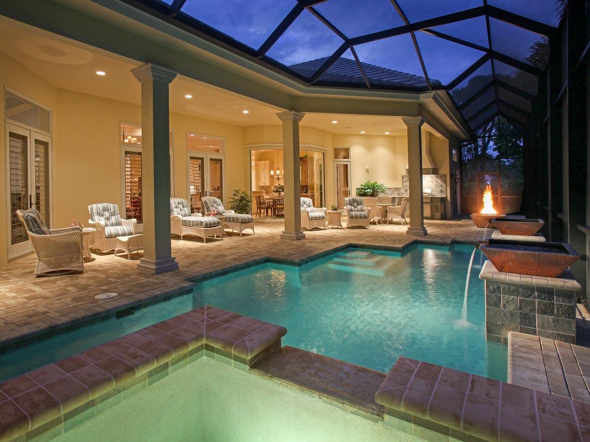 Plan 24115BG: Luxurious Mediterranean Beach Home Plan with Private Master Suite - Image #11 - Coastal, Florida-Style, Mediterranean, Southern