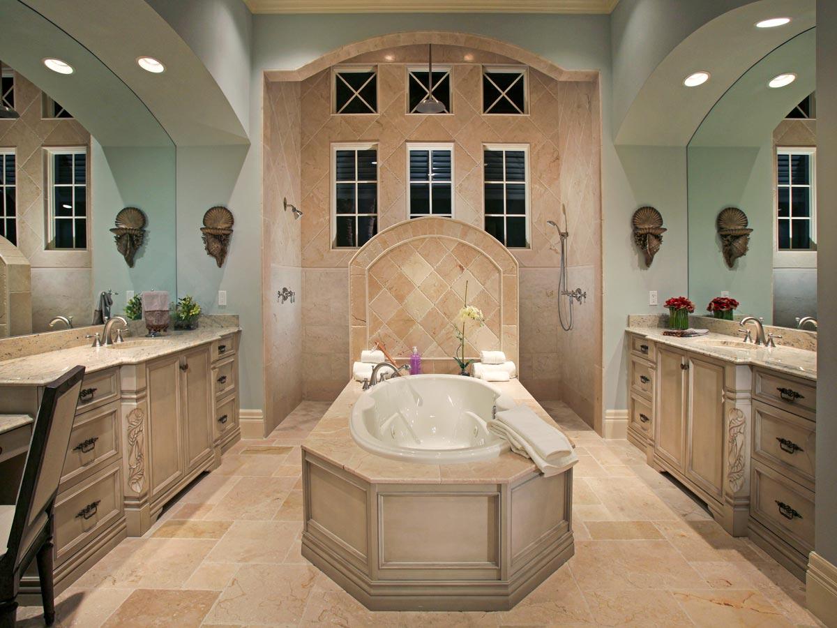Plan 24115BG: Luxurious Mediterranean Beach Home Plan with Private Master Suite - Image #14 - Coastal, Florida-Style, Mediterranean, Southern
