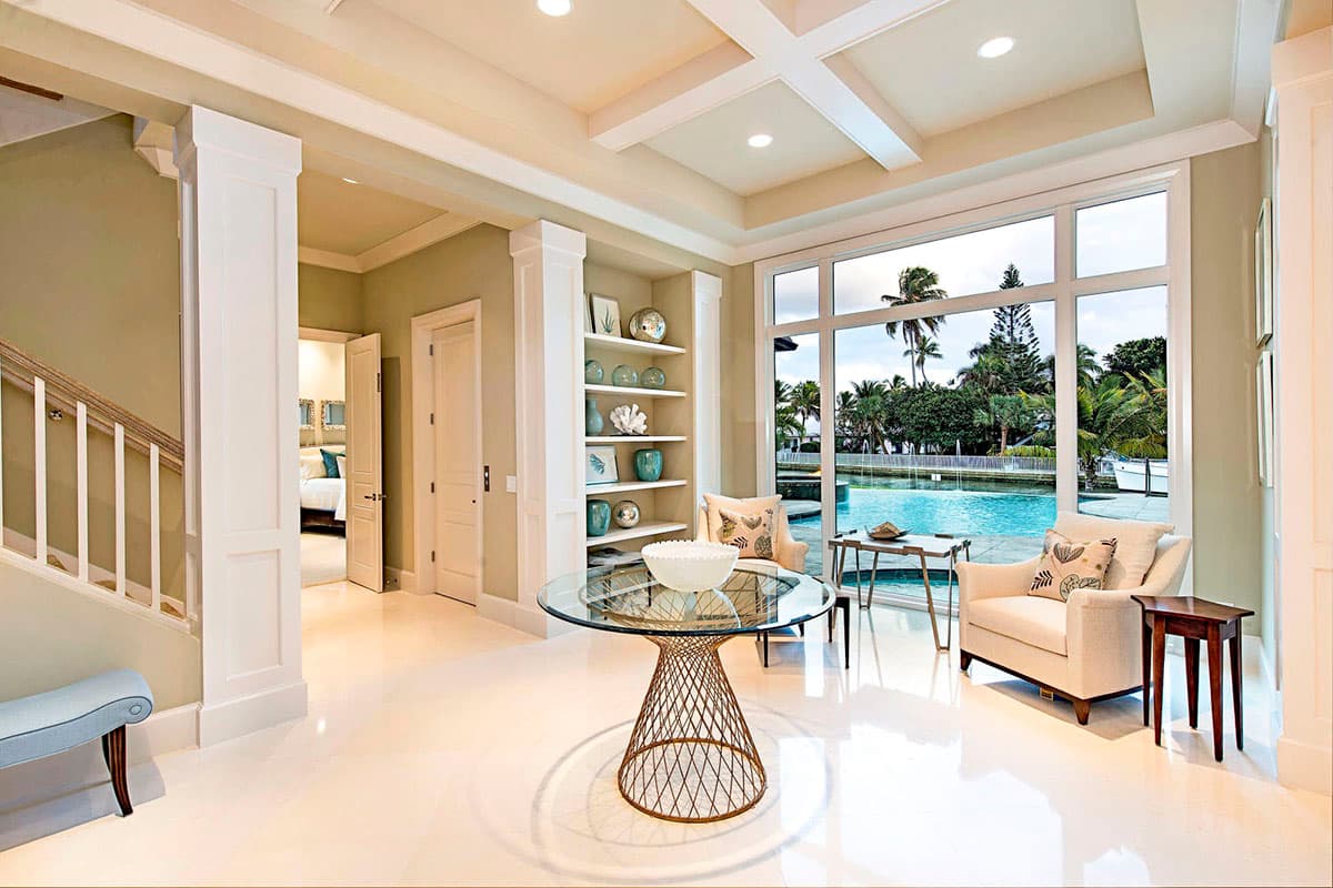 Plan 24116BG: Exclusive Contemporary Vacation Home Plan with a Golf Cart Area in Garage - Image #5 - Coastal, Contemporary, European, Florida-Style, Vacation