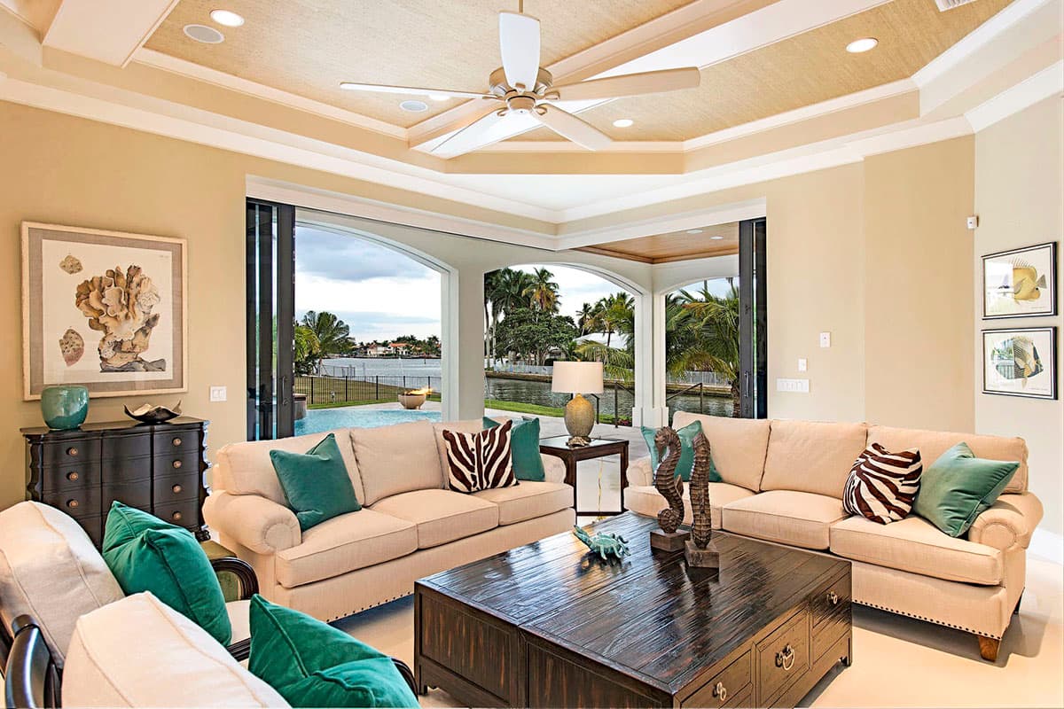 Plan 24116BG: Exclusive Contemporary Vacation Home Plan with a Golf Cart Area in Garage - Image #6 - Coastal, Contemporary, European, Florida-Style, Vacation