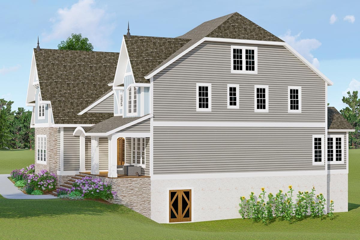 Plan 500065VV: Exclusive Tudor House Plan with Third Floor Expansion - 3640 Sq Ft - Image #12 - European, New American, Tudor