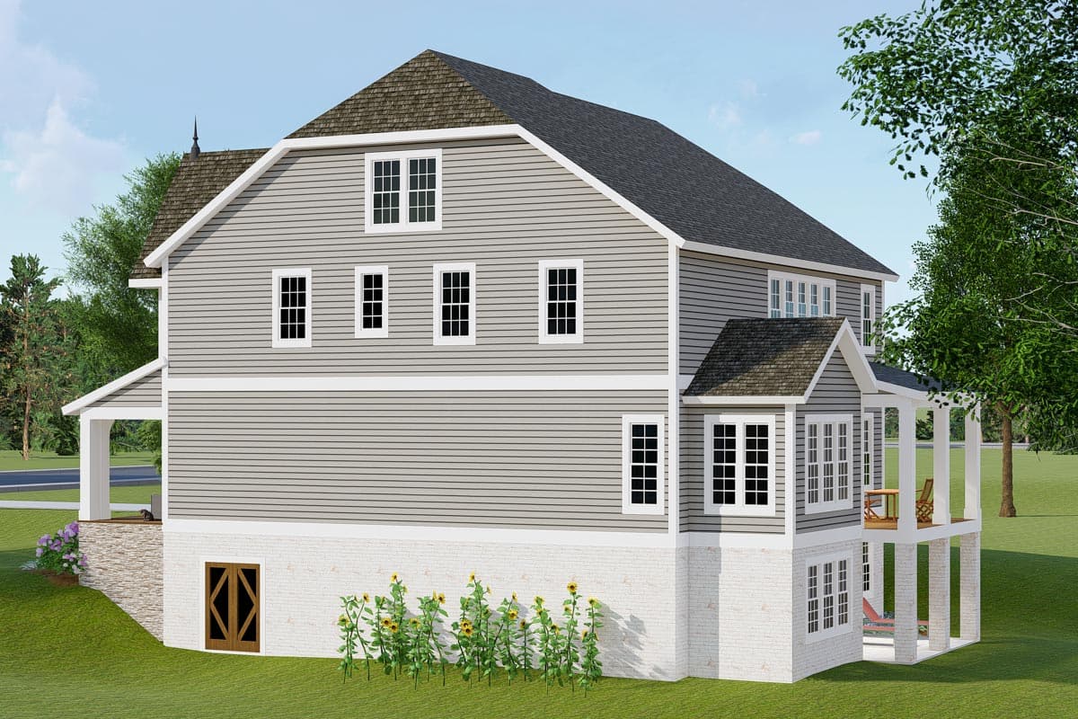 Plan 500065VV: Exclusive Tudor House Plan with Third Floor Expansion - 3640 Sq Ft - Image #11 - European, New American, Tudor