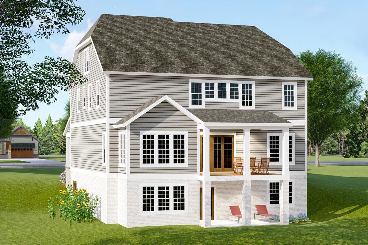 Plan 500065VV: Exclusive Tudor House Plan with Third Floor Expansion - 3640 Sq Ft - Image #10 - European, New American, Tudor