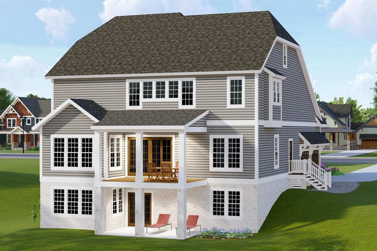 Plan 500065VV: Exclusive Tudor House Plan with Third Floor Expansion - 3640 Sq Ft - Image #9 - European, New American, Tudor
