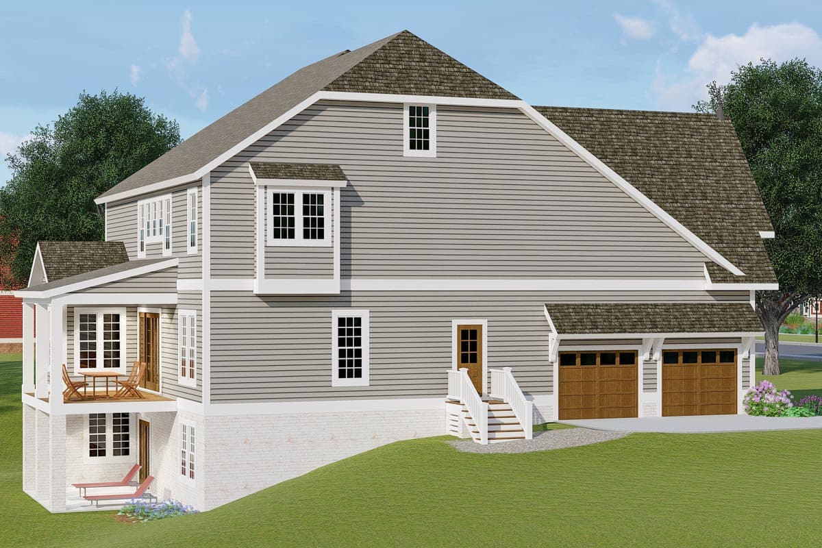 Plan 500065VV: Exclusive Tudor House Plan with Third Floor Expansion - 3640 Sq Ft - Image #8 - European, New American, Tudor