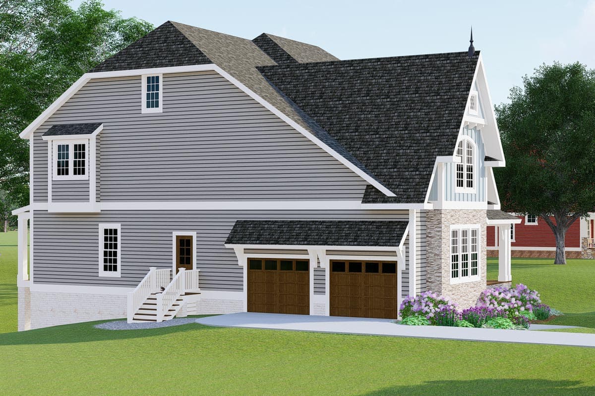 Plan 500065VV: Exclusive Tudor House Plan with Third Floor Expansion - 3640 Sq Ft - Image #7 - European, New American, Tudor