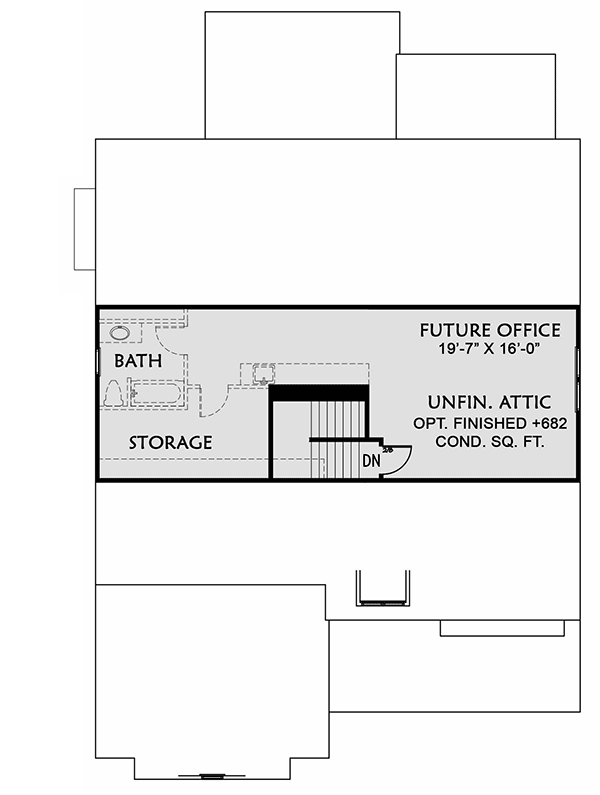 Plan 500065VV: Exclusive Tudor House Plan with Third Floor Expansion - 3640 Sq Ft - Floor Plan - Attic - European, New American, Tudor