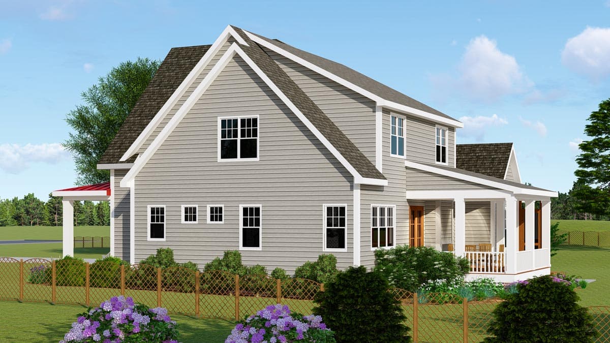 Plan 500066VV: Stunning 4-Bed New American House Plan with Loft and Unfinished Attic Space - 3097 Sq Ft - Image #15 - Country, Craftsman, New American, Southern