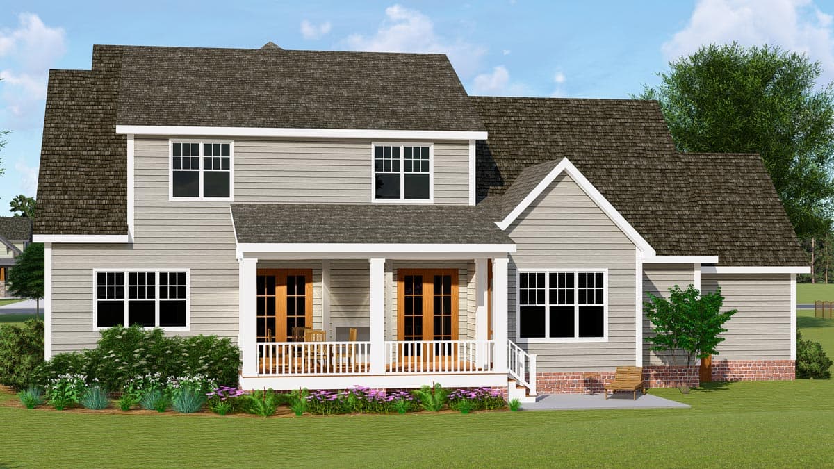 Plan 500066VV: Stunning 4-Bed New American House Plan with Loft and Unfinished Attic Space - 3097 Sq Ft - Image #16 - Country, Craftsman, New American, Southern