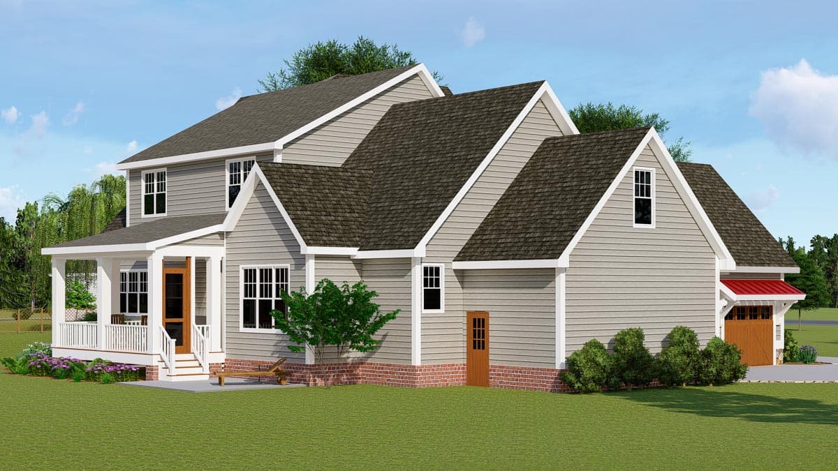 Plan 500066VV: Stunning 4-Bed New American House Plan with Loft and Unfinished Attic Space - 3097 Sq Ft - Image #17 - Country, Craftsman, New American, Southern