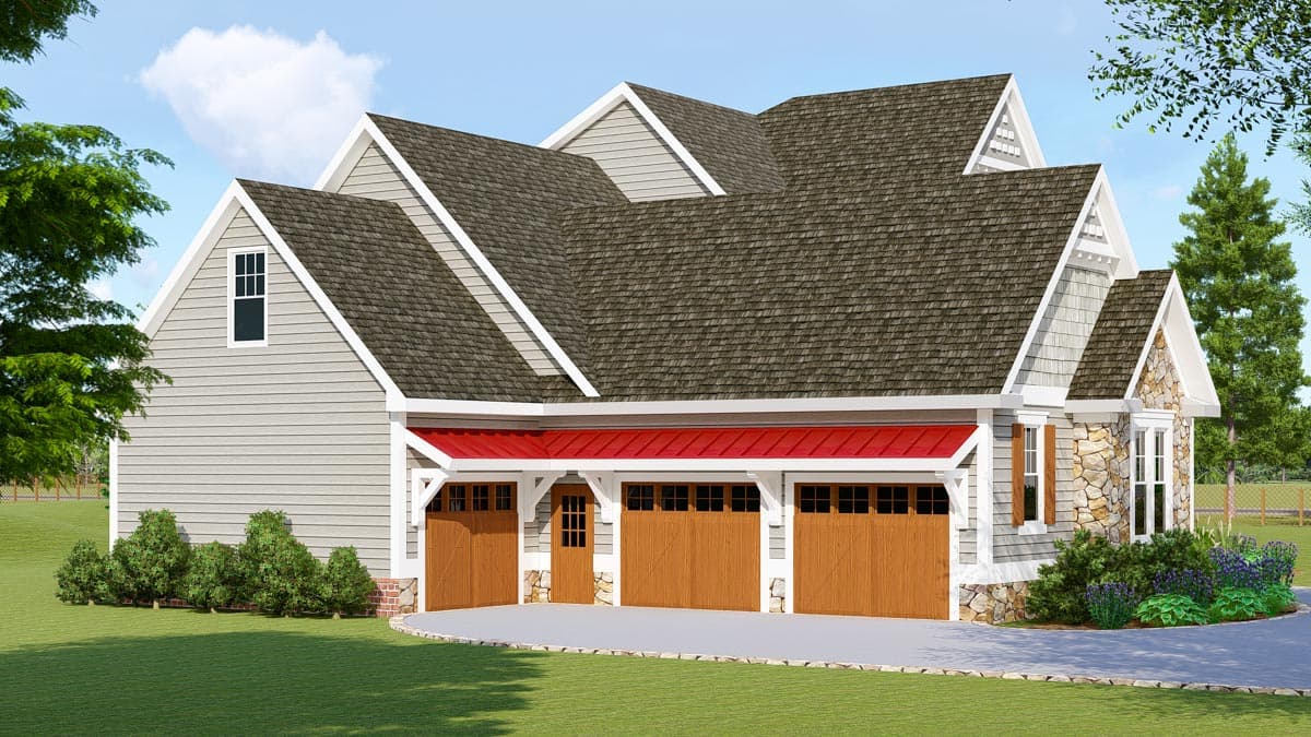 Plan 500066VV: Stunning 4-Bed New American House Plan with Loft and Unfinished Attic Space - 3097 Sq Ft - Image #18 - Country, Craftsman, New American, Southern