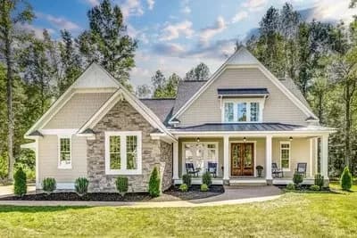 Stunning 4-Bed New American House Plan with Loft and Unfinished Attic Space - 3097 Sq Ft