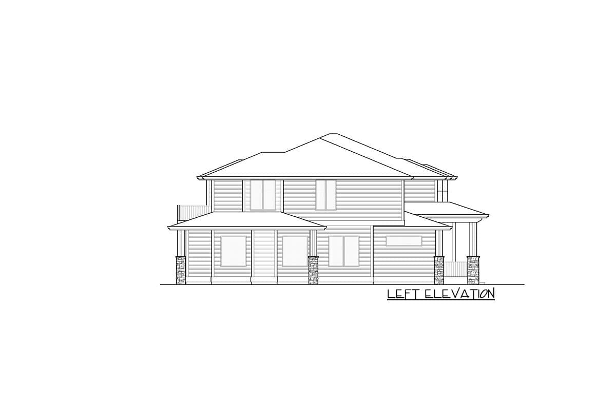Plan 666071RAF: Generous Northwest Craftsman House Plan with Multi-generational Apartment - Image #6 - Craftsman, Northwest