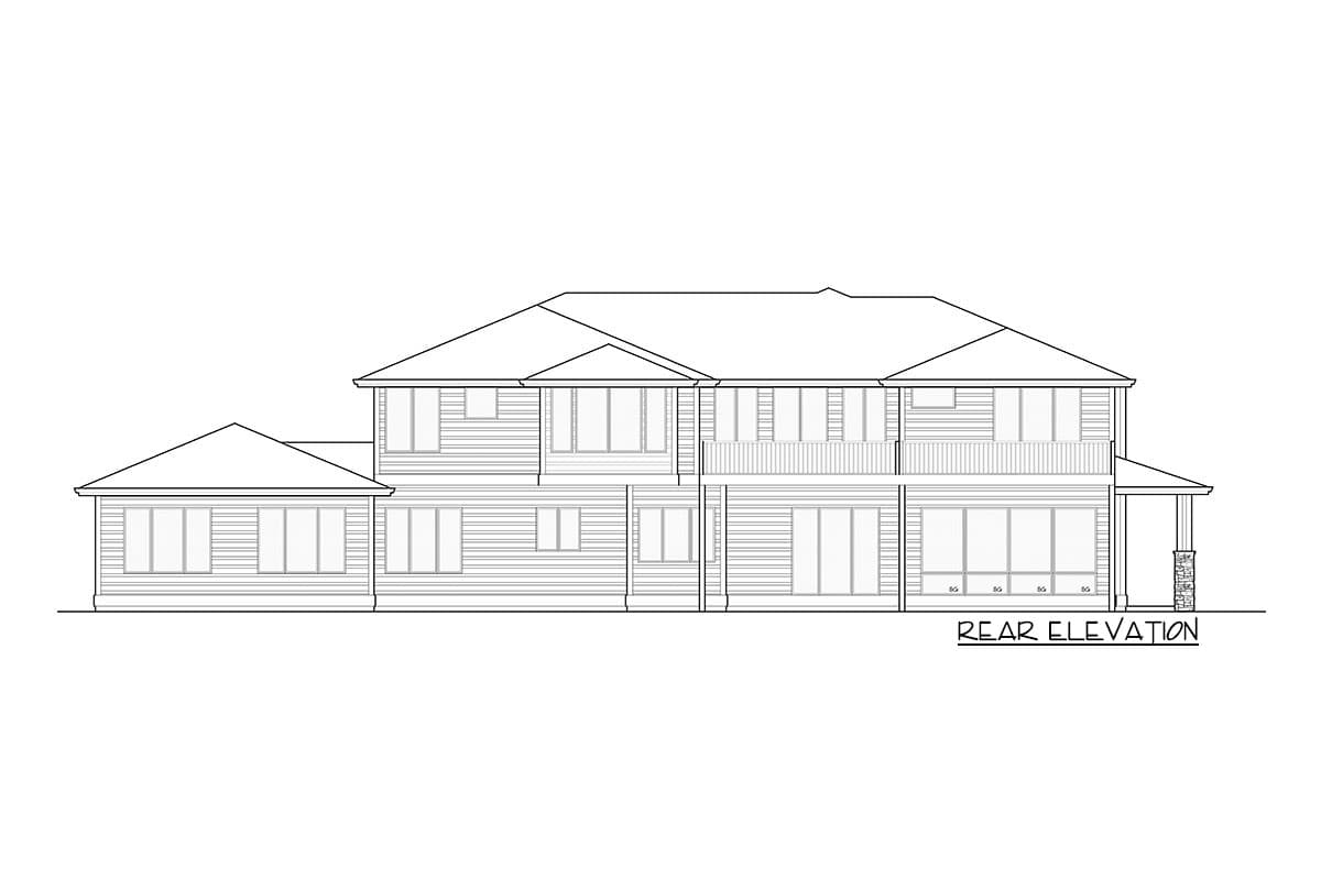Plan 666071RAF: Generous Northwest Craftsman House Plan with Multi-generational Apartment - Image #7 - Craftsman, Northwest