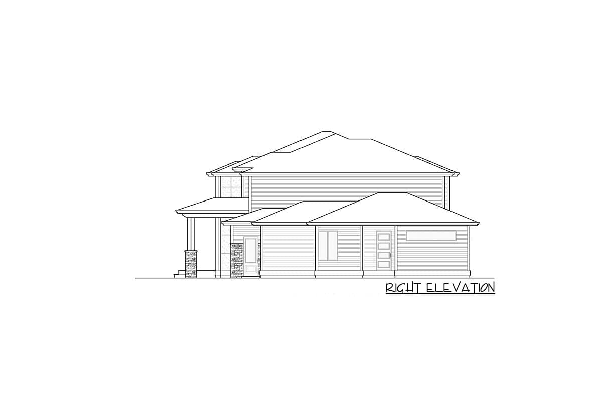 Plan 666071RAF: Generous Northwest Craftsman House Plan with Multi-generational Apartment - Image #8 - Craftsman, Northwest