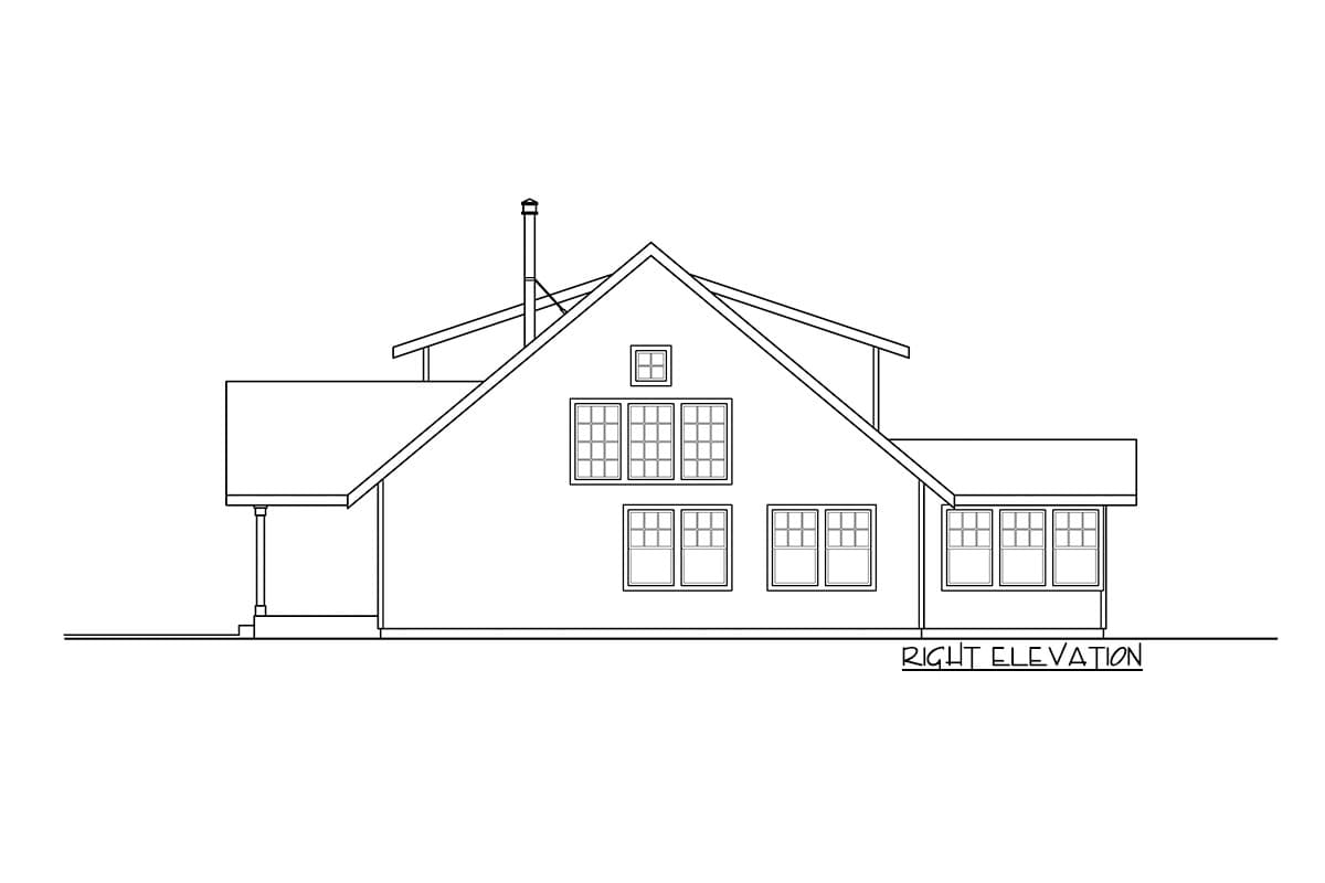 Plan 72961DA: Country Ranch Home Plan with Loft Overlooking Vaulted Great Room - Image #4 - Cottage, Country, Craftsman, New American, Ranch