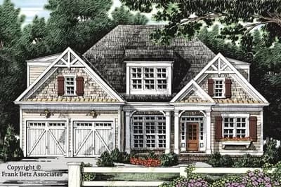 4-Bed House Plan with Vaulted Family Room with Loft Overlook