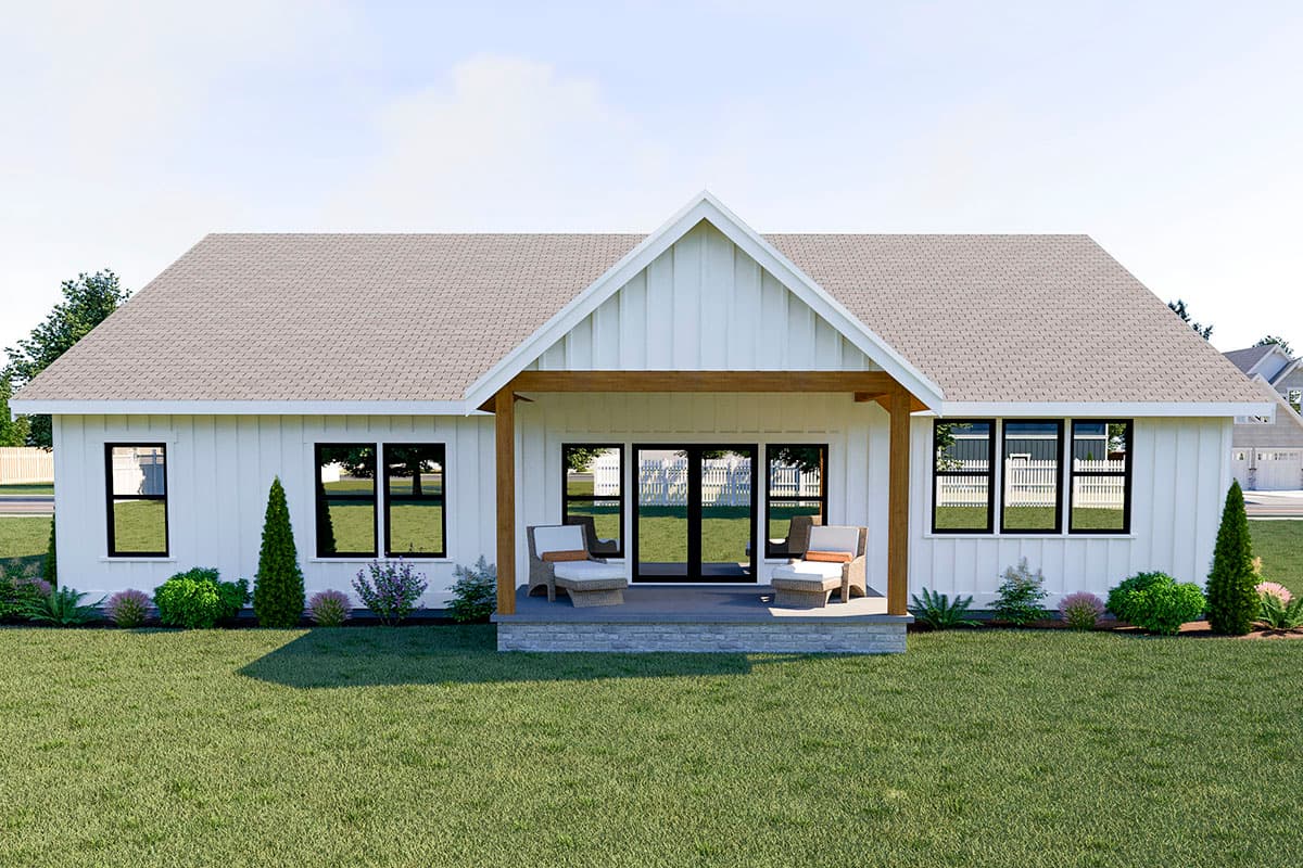 Plan 280049JWD: Three Bed Country Craftsman with Included Bonus Room  - Image #64 - Country, Craftsman, Ranch, Southern