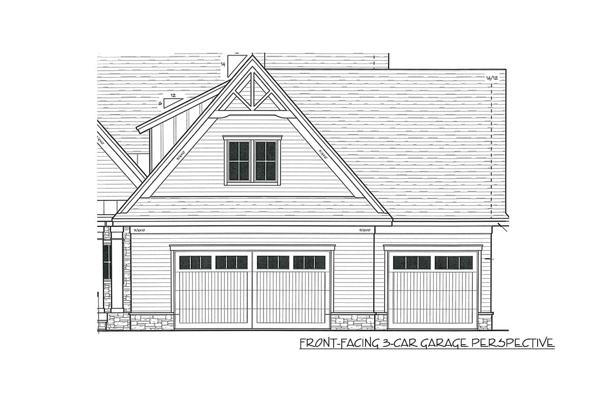 Plan 14681RK: 3-Bed Modern Farmhouse Plan with Multiple Garage Options - Image #40 - Craftsman, Farmhouse, Modern Farmhouse, New American