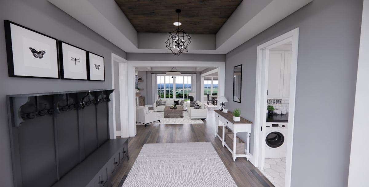 Plan 14681RK: 3-Bed Modern Farmhouse Plan with Multiple Garage Options - Image #6 - Craftsman, Farmhouse, Modern Farmhouse, New American