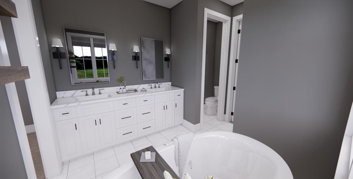 Plan 14681RK: 3-Bed Modern Farmhouse Plan with Multiple Garage Options - Image #19 - Craftsman, Farmhouse, Modern Farmhouse, New American