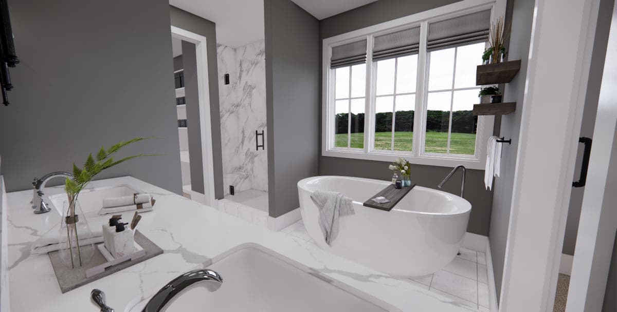 Plan 14681RK: 3-Bed Modern Farmhouse Plan with Multiple Garage Options - Image #20 - Craftsman, Farmhouse, Modern Farmhouse, New American