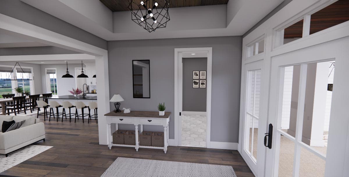 Plan 14681RK: 3-Bed Modern Farmhouse Plan with Multiple Garage Options - Image #22 - Craftsman, Farmhouse, Modern Farmhouse, New American