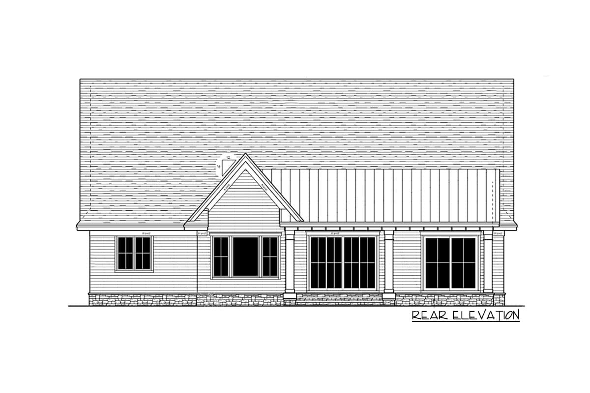 Plan 14681RK: 3-Bed Modern Farmhouse Plan with Multiple Garage Options - Image #38 - Craftsman, Farmhouse, Modern Farmhouse, New American