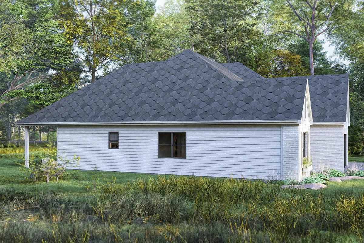 Plan 62776DJ: 3-Bed Traditional House Plan with 4-Car Garage - 1617 Sq Ft - Image #12 - Traditional