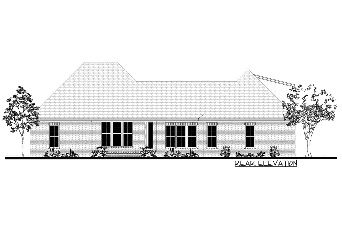 Plan 51805HZ: Flexible Country Farmhouse Plan with Bonus Over Garage - 2281 Sq Ft - Image #27 - Country, Craftsman, Farmhouse, Modern Farmhouse, New American, Southern, Traditional