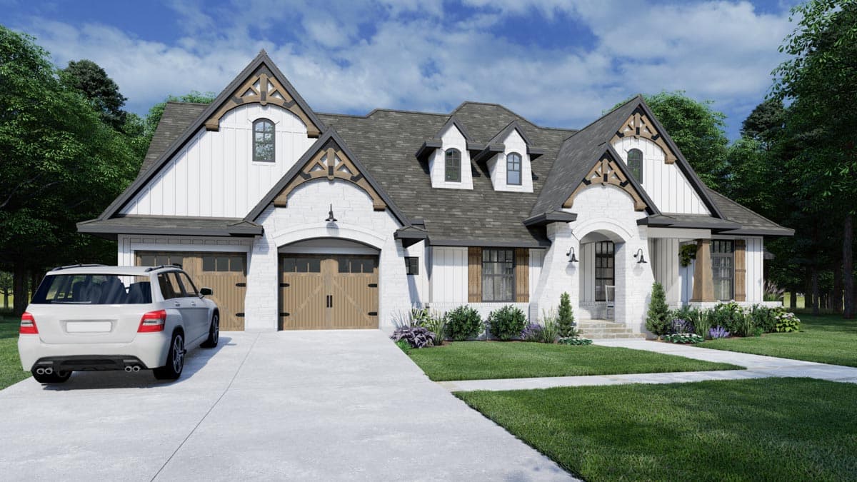 Plan 16911WG: Classic French Country Home Plan with Ample Outdoor Living - Image #4 - Country, European, French Country, Southern, Traditional