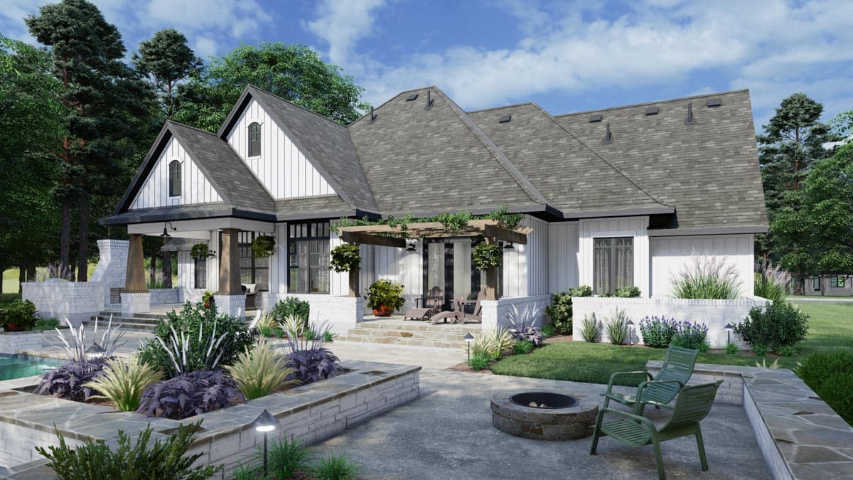 Plan 16911WG: Classic French Country Home Plan with Ample Outdoor Living - Image #5 - Country, European, French Country, Southern, Traditional