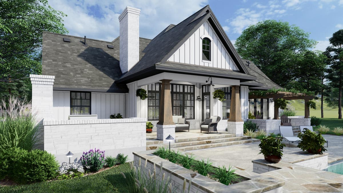 Plan 16911WG: Classic French Country Home Plan with Ample Outdoor Living - Image #7 - Country, European, French Country, Southern, Traditional