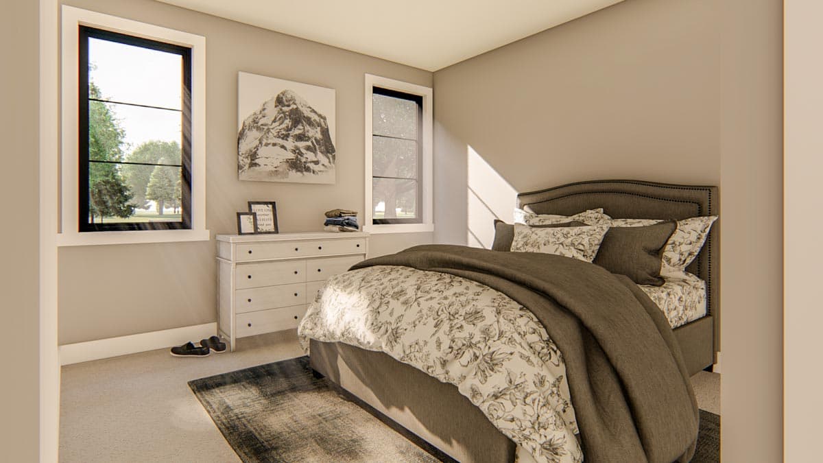 Plan 62777DJ: Beautiful Modern Farmhouse Plan with Split Bedrooms - Image #14 - Country, Farmhouse, Modern Farmhouse, New American, Ranch