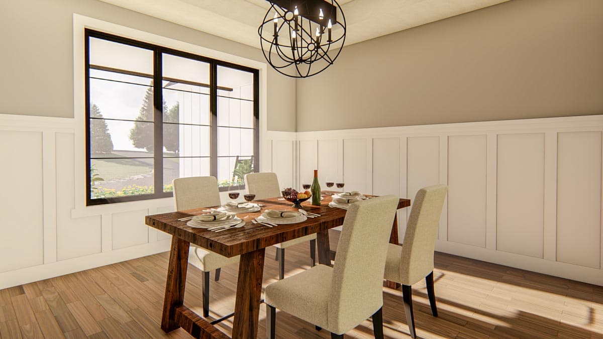 Plan 62777DJ: Beautiful Modern Farmhouse Plan with Split Bedrooms - Image #12 - Country, Farmhouse, Modern Farmhouse, New American, Ranch