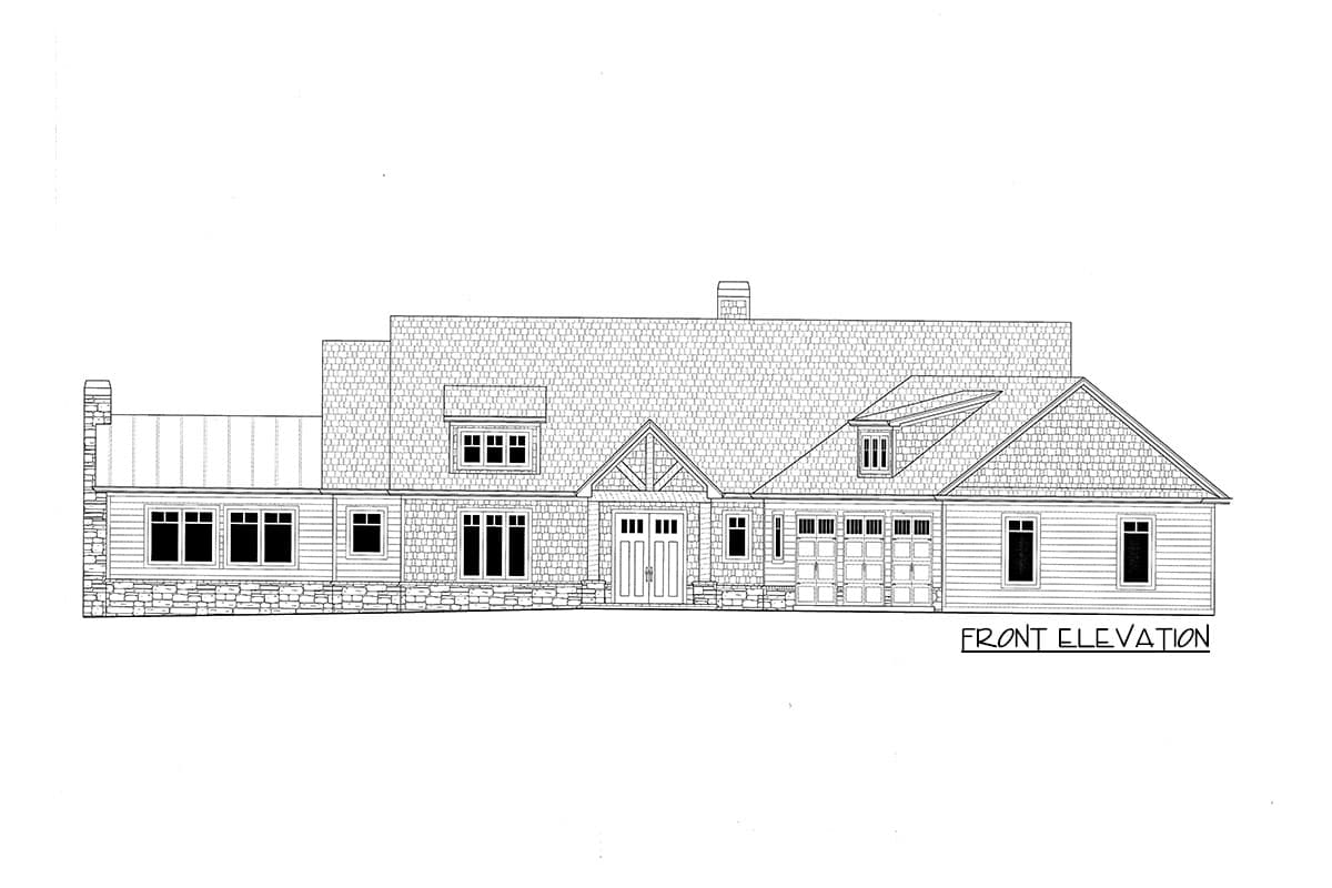 Plan 24397TW: Spacious Mountain Home Plan with Lower-level In-law Suite - Image #21 - Country, Craftsman, Mountain, Vacation