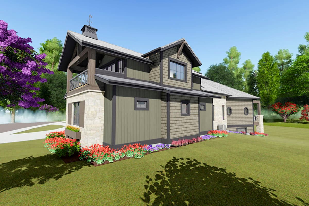 Plan 64474SC: Mountain Craftsman Home Plan with Optional Bonus Level - Image #21 - Country, Craftsman, Mountain, New American, Rustic, Transitional