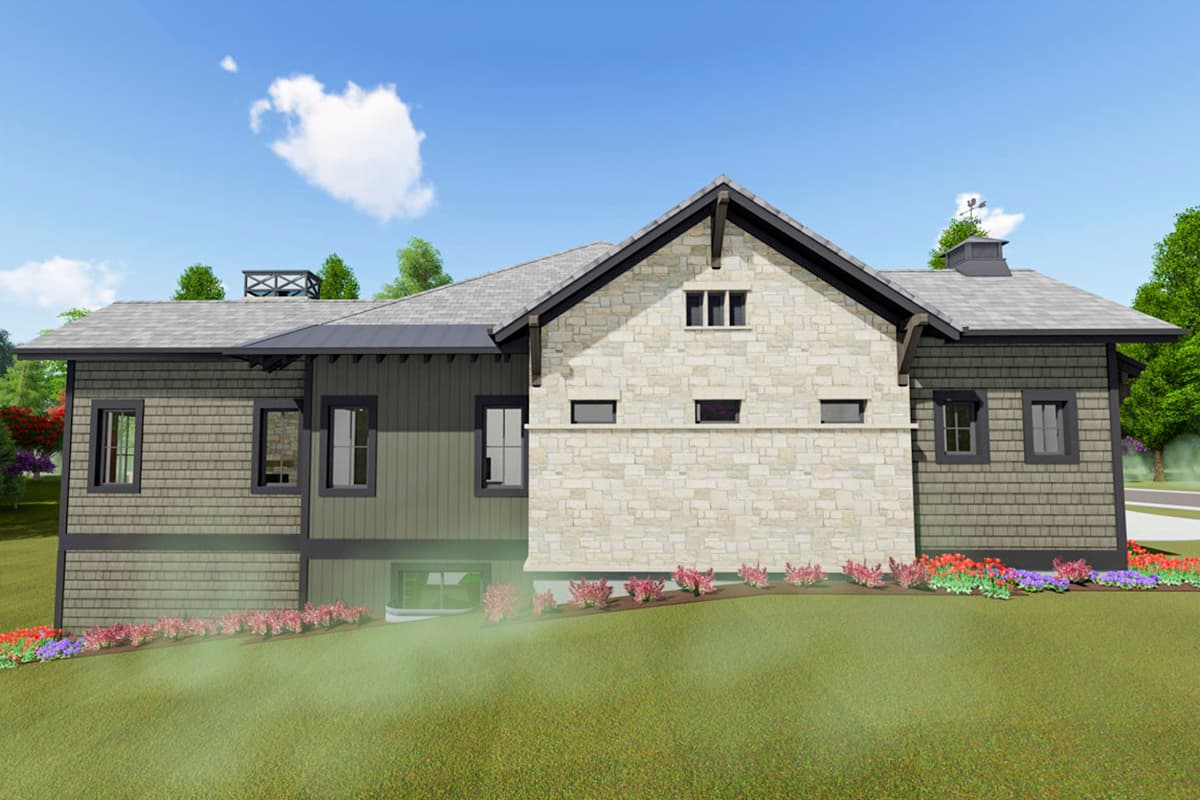 Plan 64474SC: Mountain Craftsman Home Plan with Optional Bonus Level - Image #23 - Country, Craftsman, Mountain, New American, Rustic, Transitional