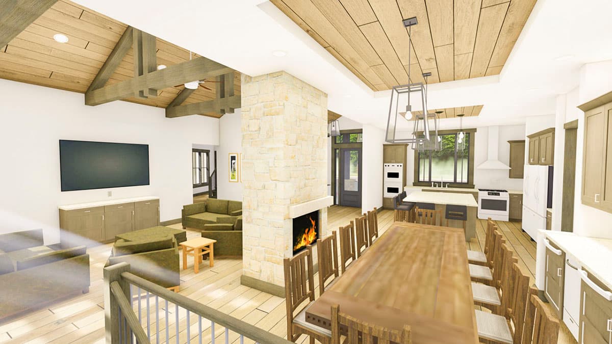 Plan 64474SC: Mountain Craftsman Home Plan with Optional Bonus Level - Image #26 - Country, Craftsman, Mountain, New American, Rustic, Transitional