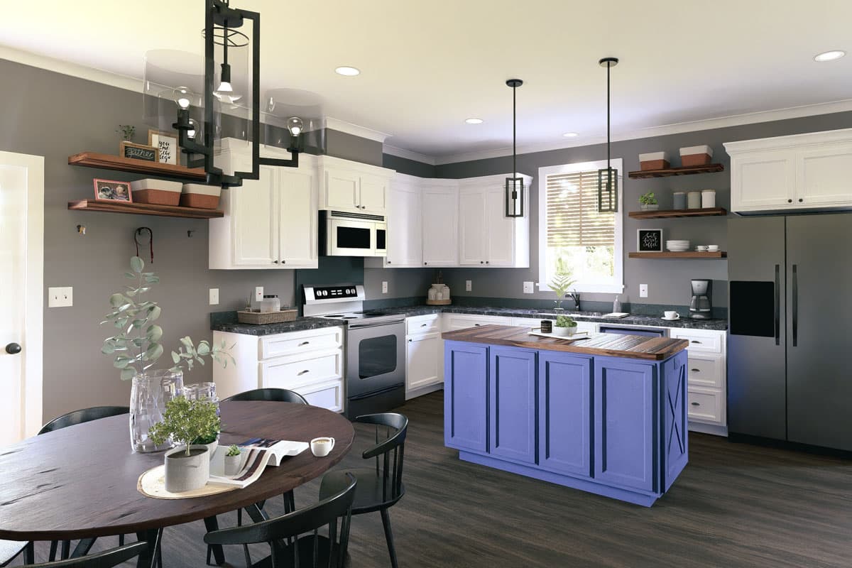 Plan 25005DH: 3-Bed Country Plan with Open Layout - 1320 Sq Ft - Image #7 - Cabin, Cottage, Country