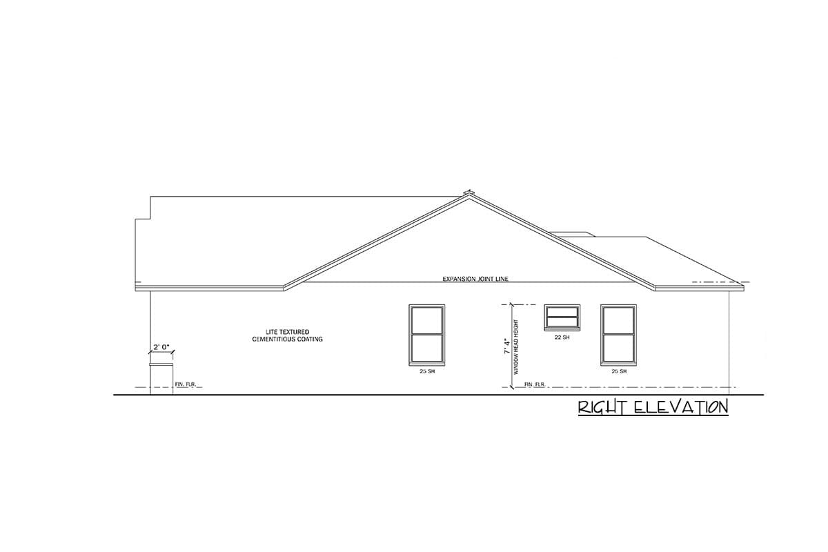 Plan 82269KA: 3-Bed Ranch House Plan with Open-concept Living - Image #5 - Ranch, Southern, Traditional