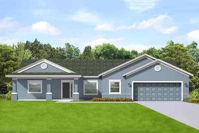 3-Bed Ranch House Plan with Open-concept Living