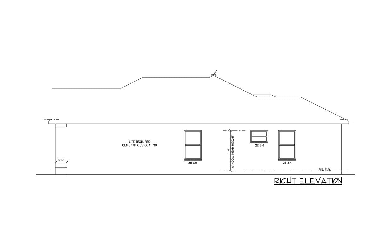 Plan 82272KA: One-level House Plan with Open Layout - Image #5 - Mediterranean, Ranch